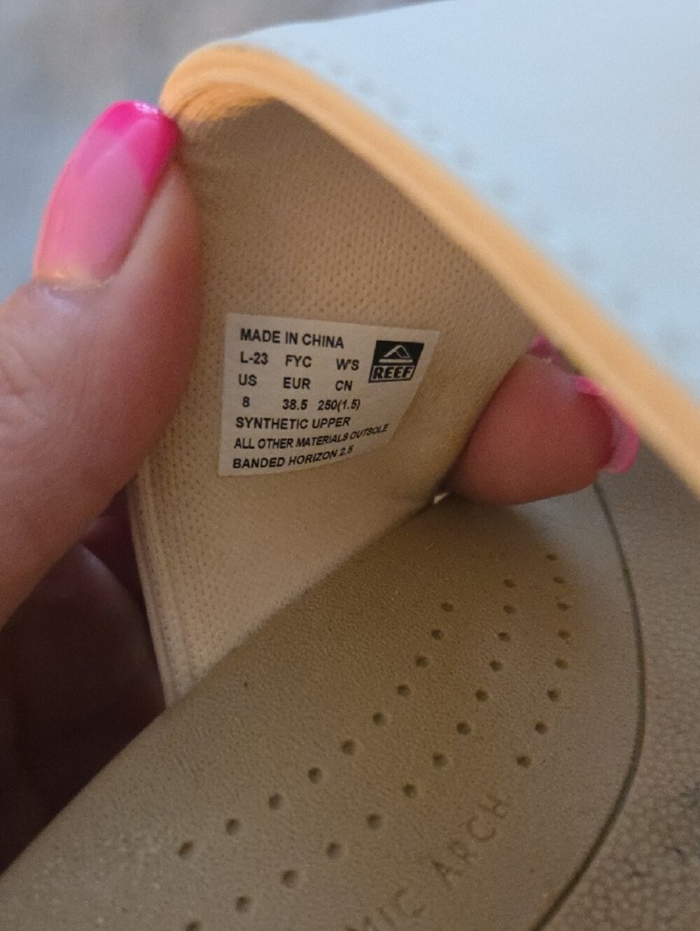 Reef Women's Double Strap Slides in Light Beige - Picture 5 of 5